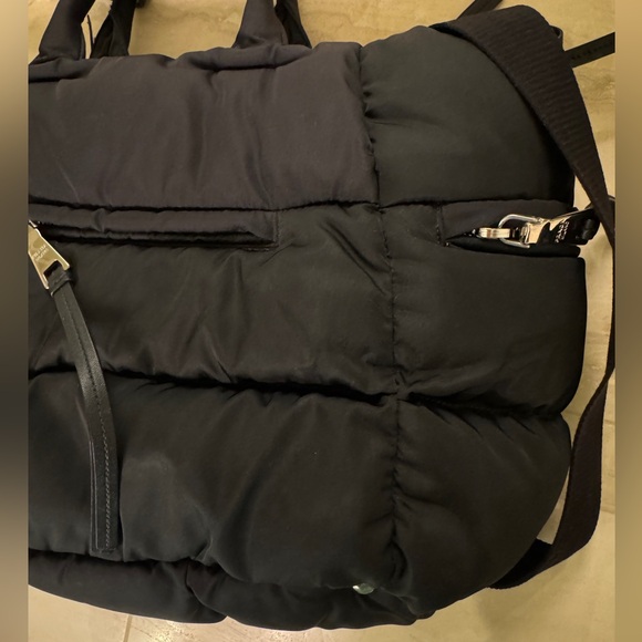 PRADA - Bomber Convertible Tote Quilted Tessuto - Picture 12 of 14